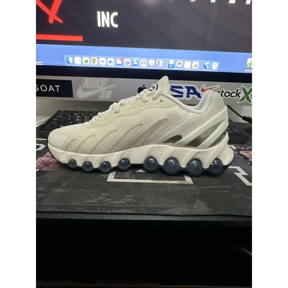New Women's Size 8.5 Nike Air Max DN8 Sail Black HF5509-101